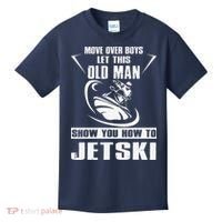 Old Man How To Jetski Cool retro Jet-Ski Jet Skiing Kids T-Shirt thumb 0