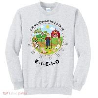 Old MacDonald Had A Farm English Nursery Rhyme Theme Sweatshirt thumb 0