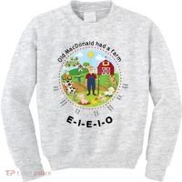 Old MacDonald Had A Farm English Nursery Rhyme Theme Kids Sweatshirt thumb 0