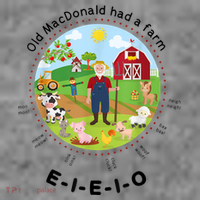 Old MacDonald Had A Farm English Nursery Rhyme Theme Toddler Hoodie thumb 2