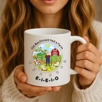 Old MacDonald Had A Farm English Nursery Rhyme Theme Coffee Mug thumb 3