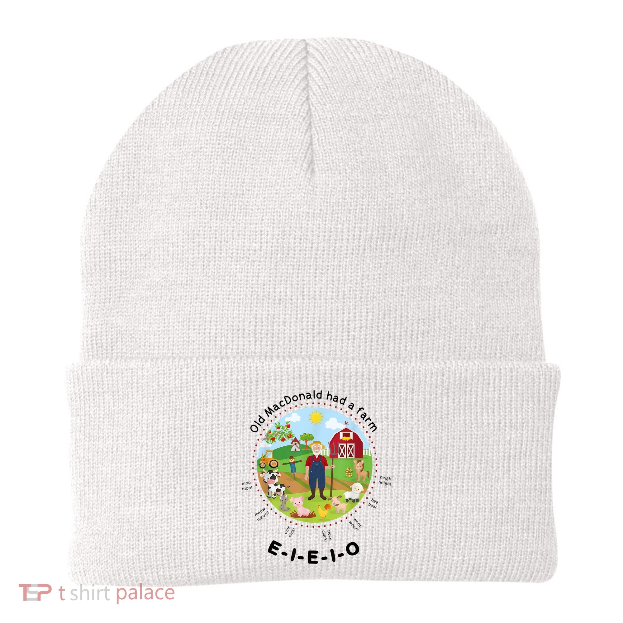 Old MacDonald Had A Farm English Nursery Rhyme Theme Beanie