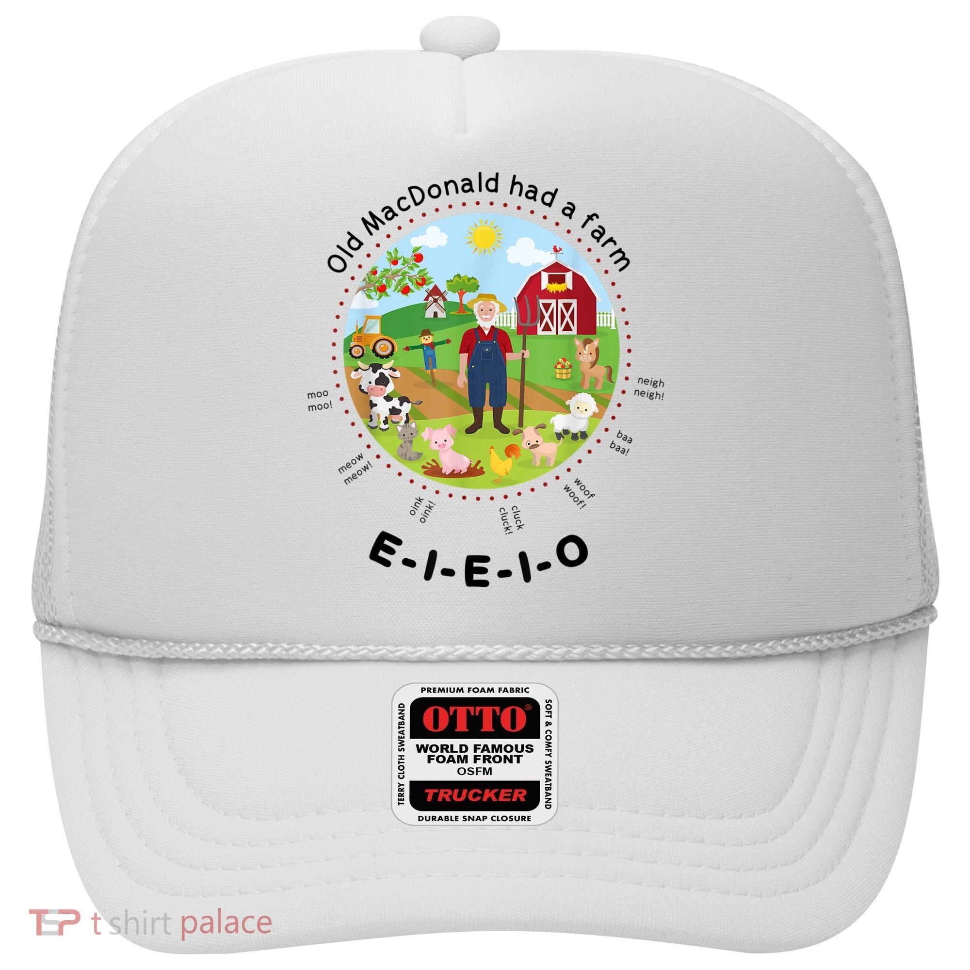 Old MacDonald Had A Farm English Nursery Rhyme Theme Hat