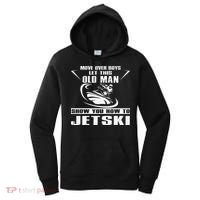 Old Man How To Jetski Cool Retro JetSki Jet Skiing Women's Hoodie thumb 0