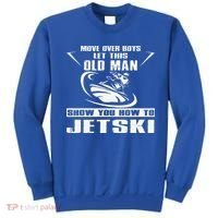 Old Man How To Jetski Cool Retro JetSki Jet Skiing Sweatshirt thumb 0