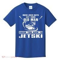 Old Man How To Jetski Cool Retro JetSki Jet Skiing Kids T-Shirt thumb 0
