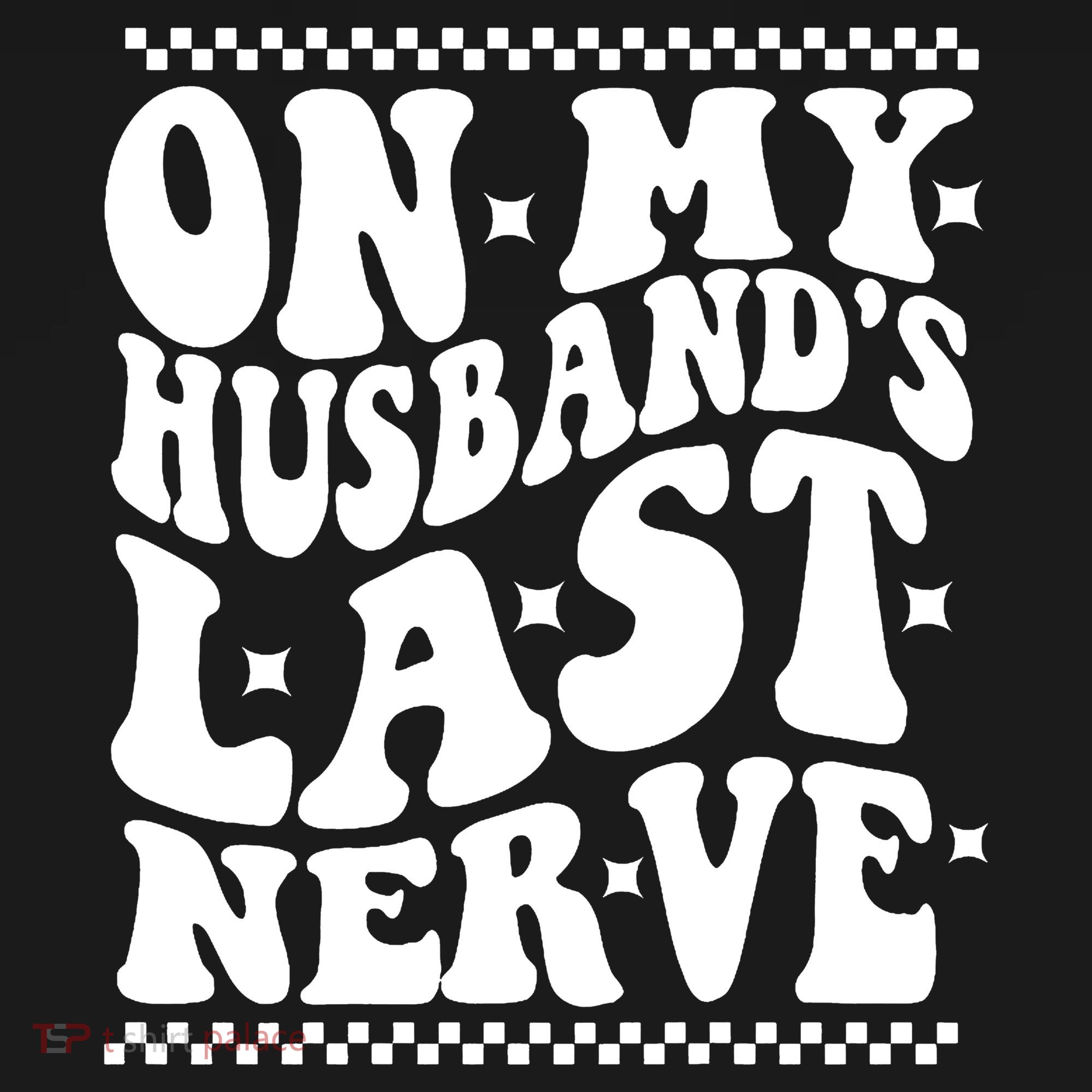 On My Husbands Last Nerve Groovy Wife Life Tote Bag