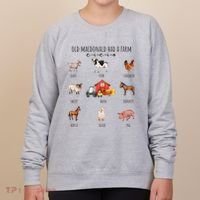 Old Macdonald Had A Farm E I E I O Nursery Song Women's Sweatshirt thumb 0