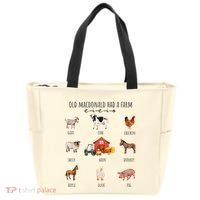 Old Macdonald Had A Farm E I E I O Nursery Song Tote Bag thumb 0