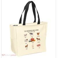 Old Macdonald Had A Farm E I E I O Nursery Song Tote Bag thumb 2