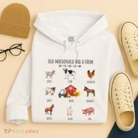 Old Macdonald Had A Farm E I E I O Nursery Song Hoodie thumb 4