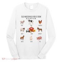 Old Macdonald Had A Farm E I E I O Nursery Song Long Sleeve Shirt thumb 0