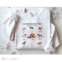 Old Macdonald Had A Farm E I E I O Nursery Song Sweatshirt thumb 2