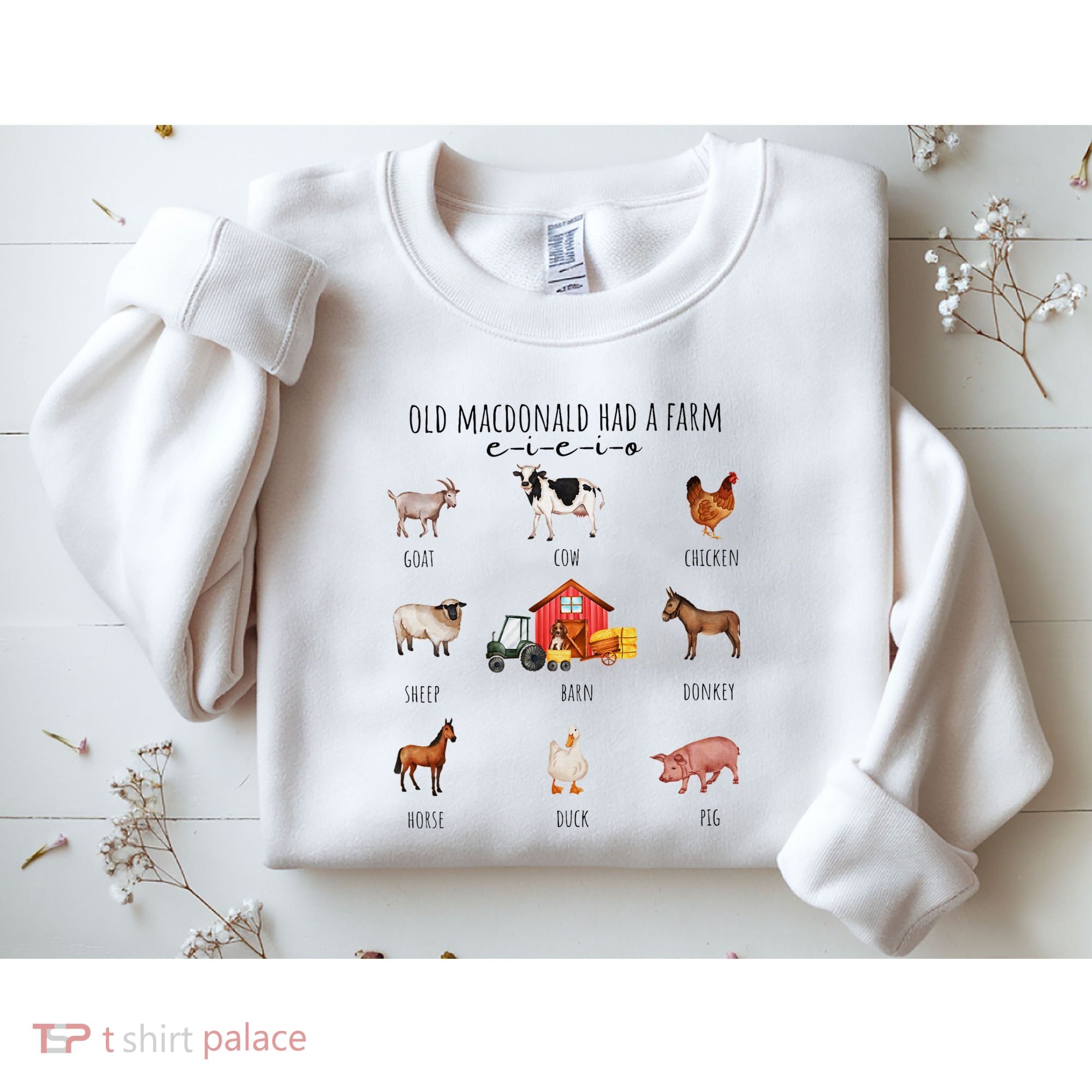 Old Macdonald Had A Farm E I E I O Nursery Song Sweatshirt