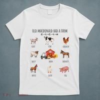 Old Macdonald Had A Farm E I E I O Nursery Song T-Shirt thumb 5