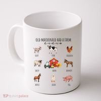 Old Macdonald Had A Farm E I E I O Nursery Song Coffee Mug thumb 0