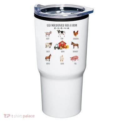 Old Macdonald Had A Farm E I E I O Nursery Song Tumbler