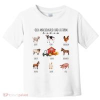 Old Macdonald Had A Farm E I E I O Nursery Song Toddler T-Shirt thumb 0