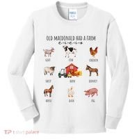 Old Macdonald Had A Farm E I E I O Nursery Song Kids Long Sleeve Shirt thumb 0