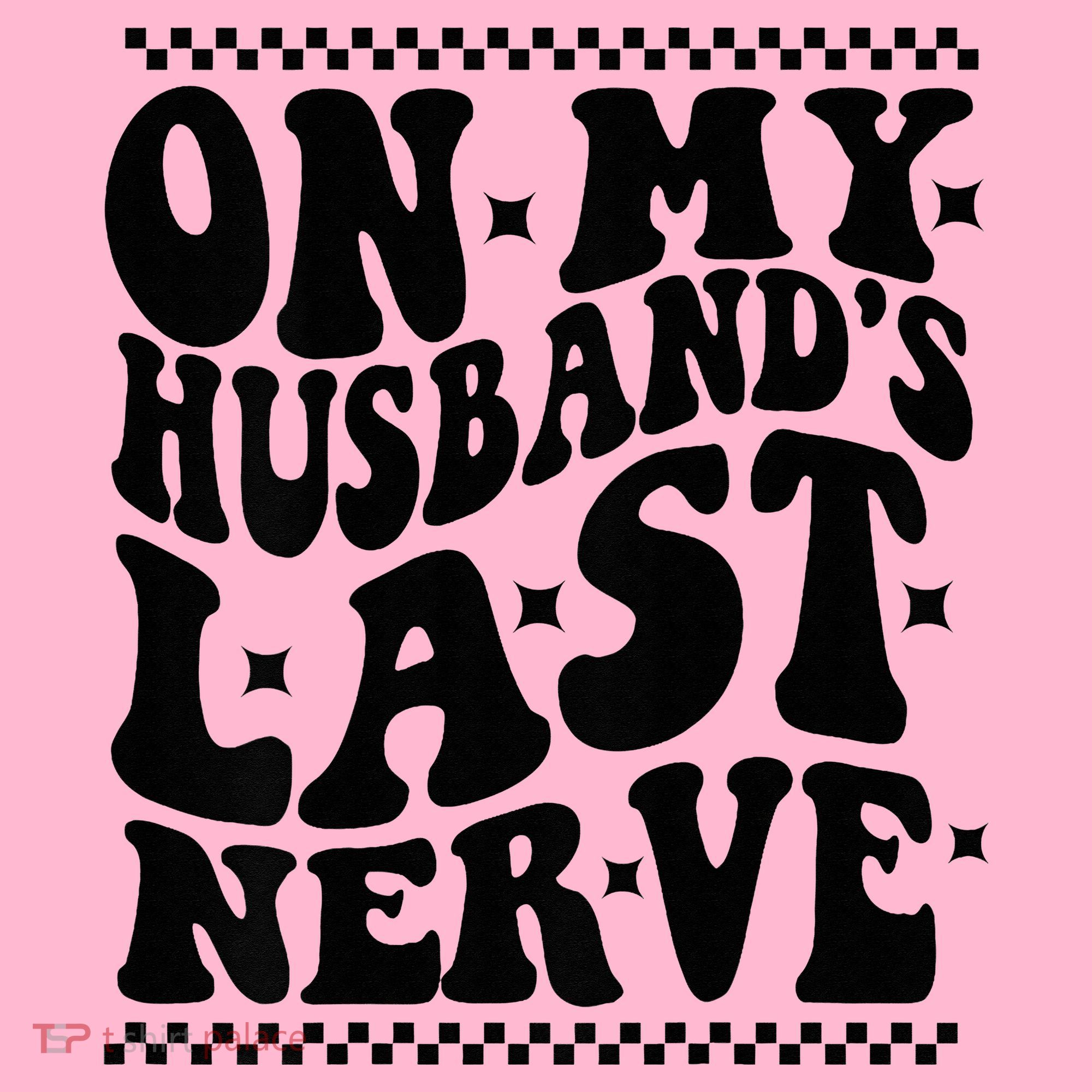 On My Husband's Last Nerve Groovy Wife Life Coaster