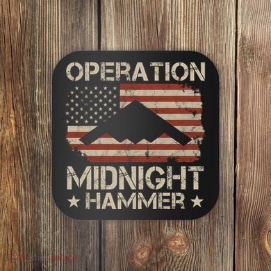 Operation Midnight Hammer B-2 Vintage Coaster