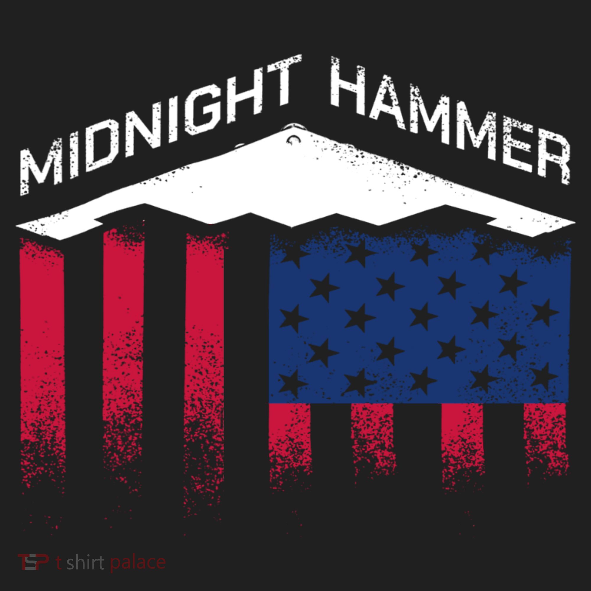 Operation Midnight Hammer American Flag B-2 Women's Sweatshirt