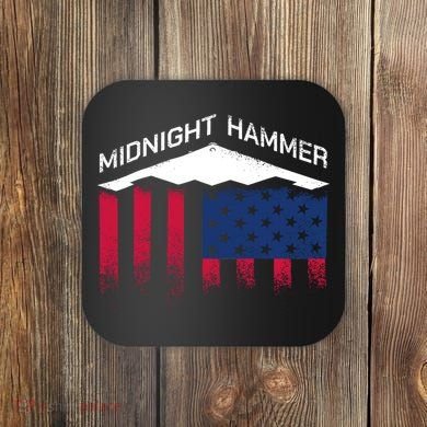 Operation Midnight Hammer American Flag B-2 Coaster