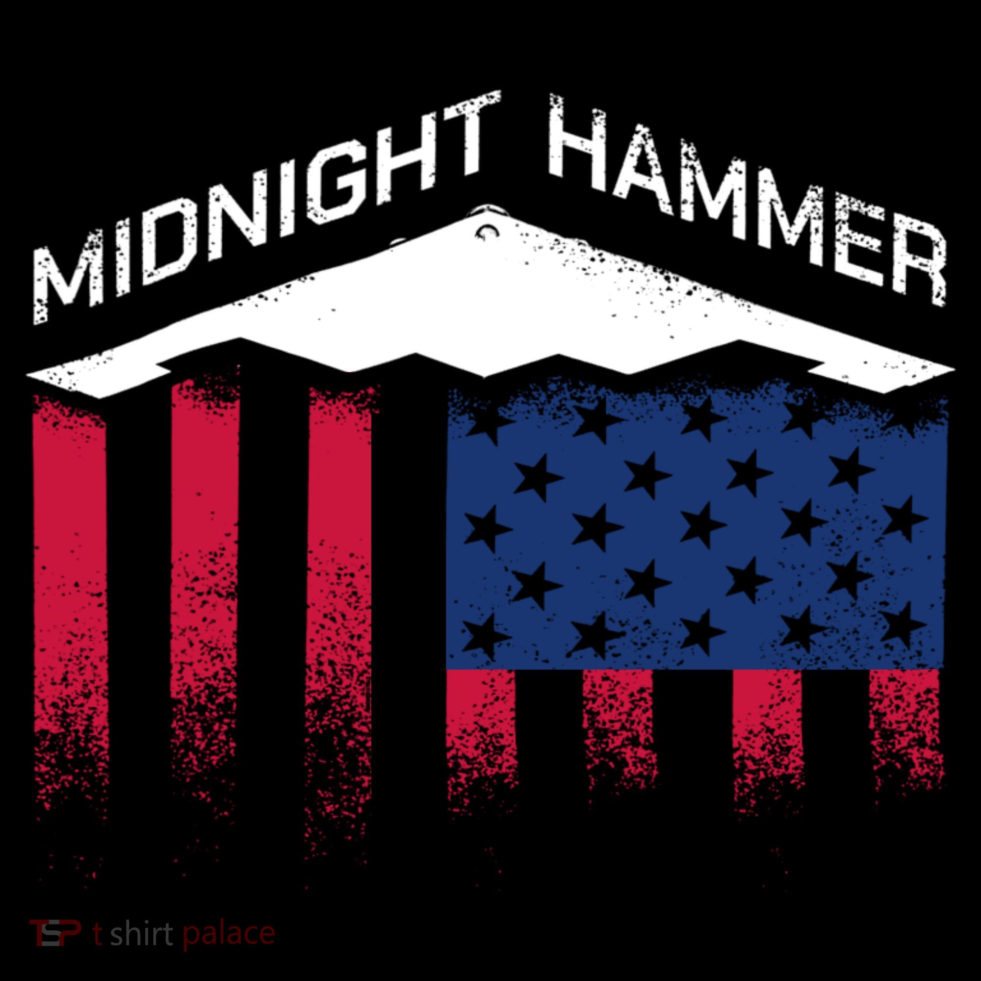 Operation Midnight Hammer American Flag B-2 Coaster