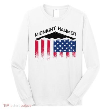 Operation Midnight Hammer American Flag B-2 Long Sleeve Shirt