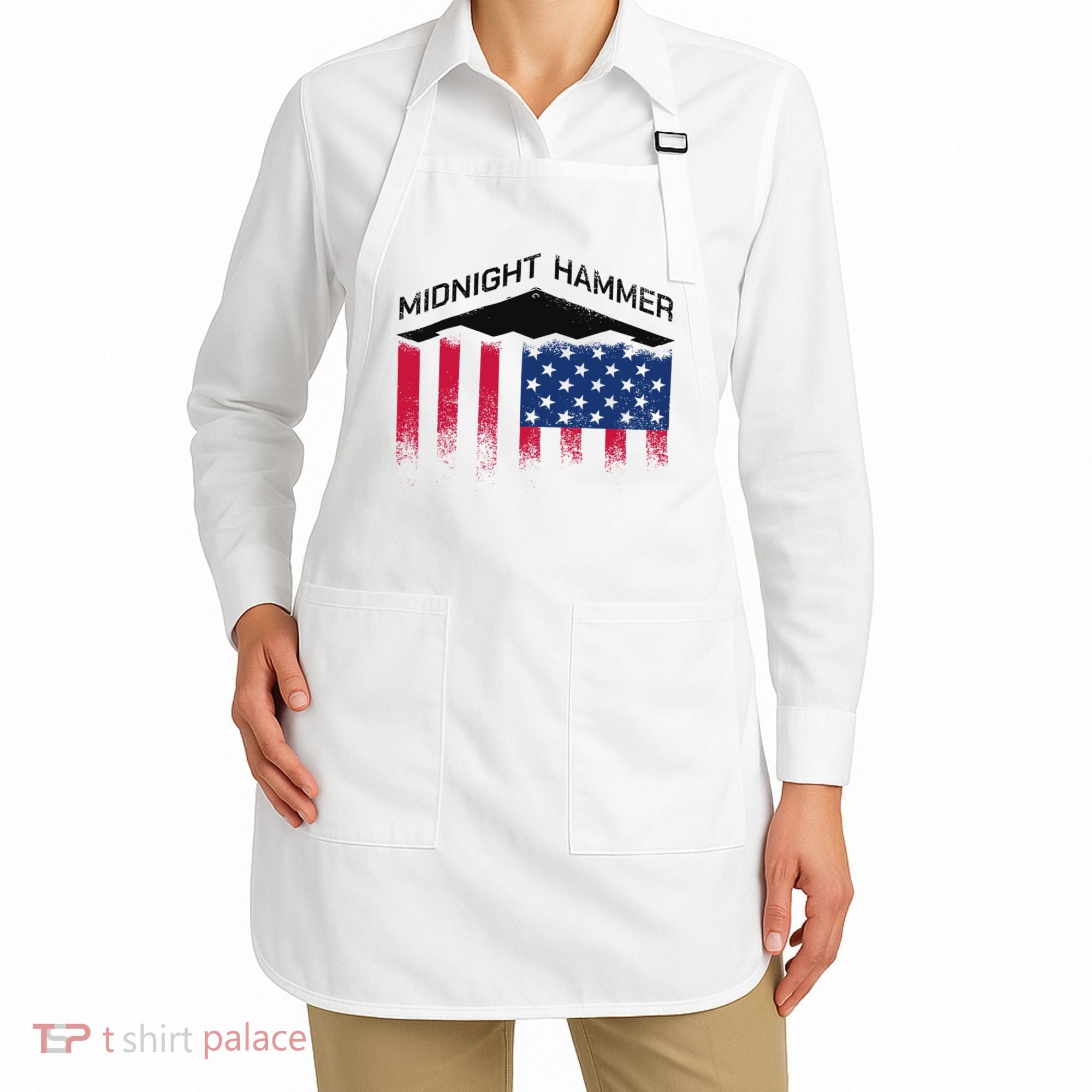 Operation Midnight Hammer American Flag B-2 Apron
