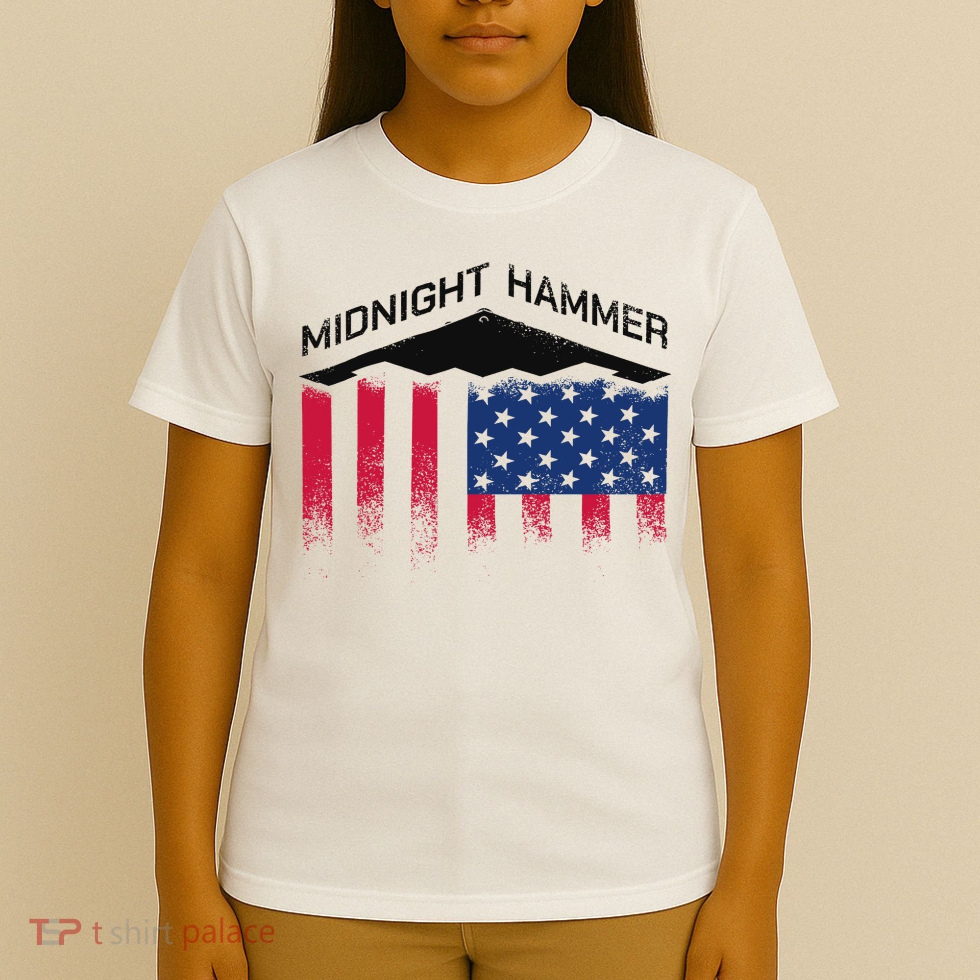 Operation Midnight Hammer American Flag B-2 T-Shirt