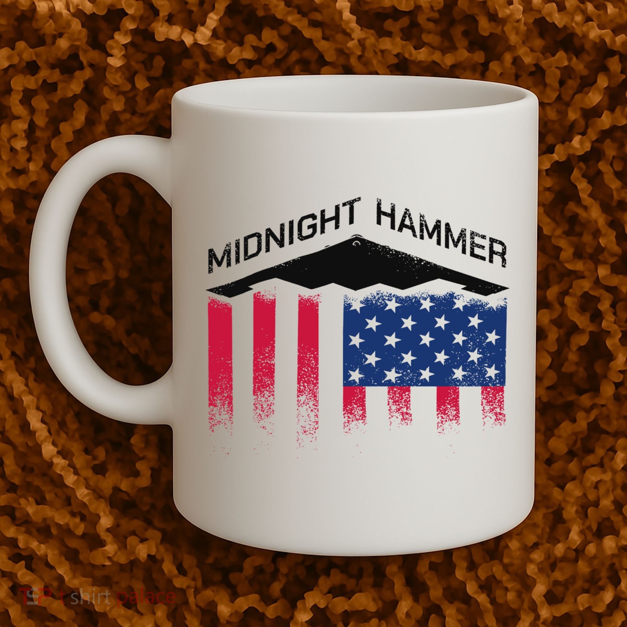 Operation Midnight Hammer American Flag B-2 Coffee Mug