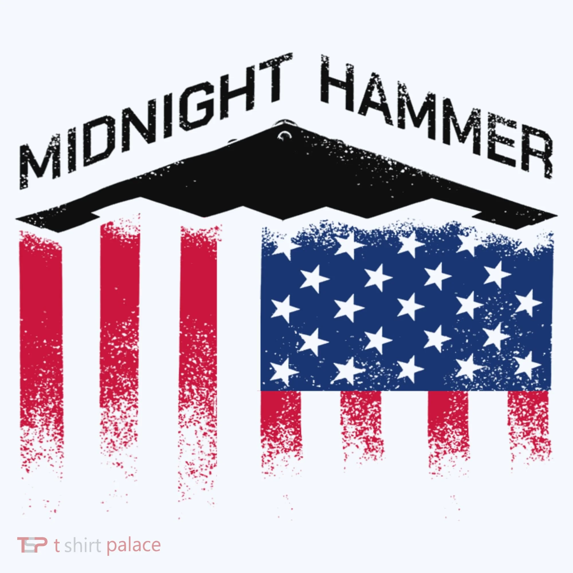 Operation Midnight Hammer American Flag B-2 Women's Hoodie