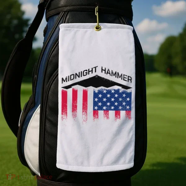 Operation Midnight Hammer American Flag B-2 Golf Towel
