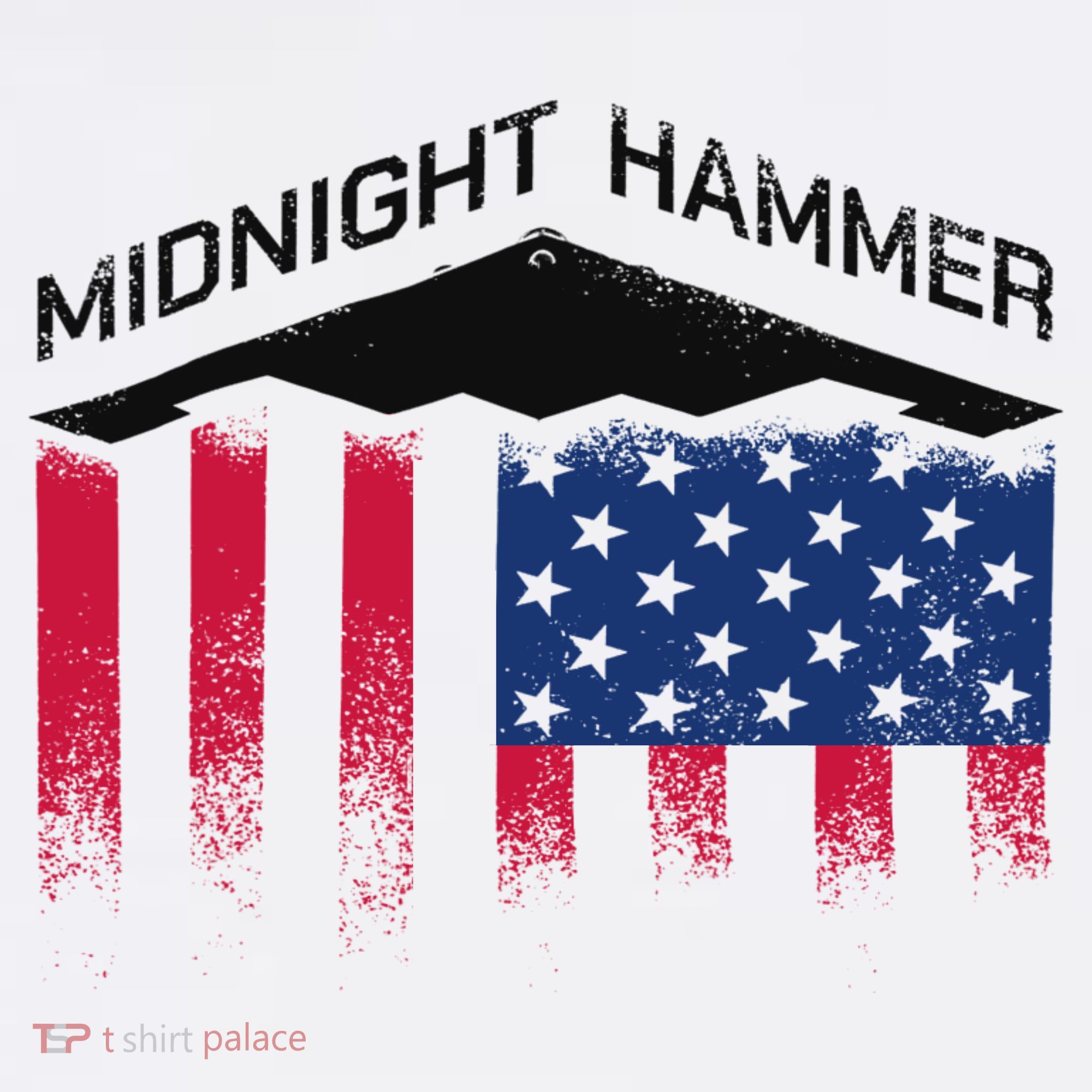 Operation Midnight Hammer American Flag B-2 Visor