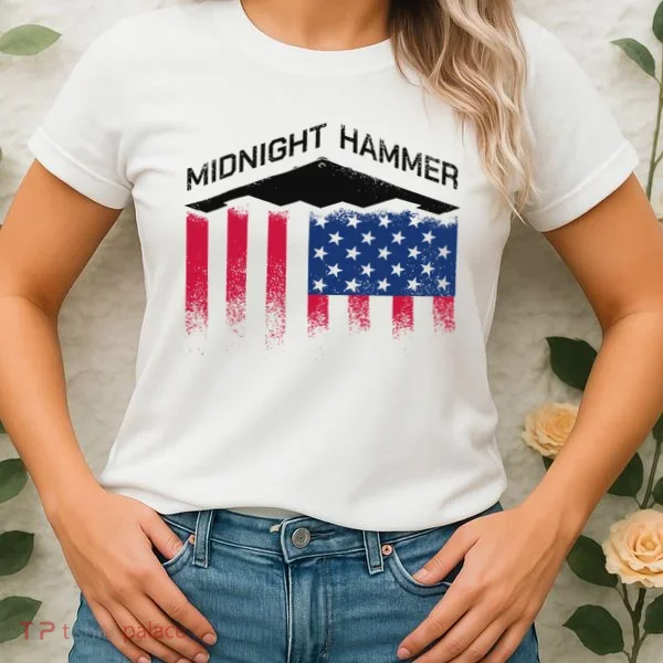 Operation Midnight Hammer American Flag B-2 Women's T-Shirt