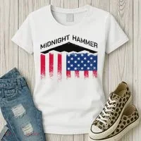 Operation Midnight Hammer American Flag B-2 Women's T-Shirt thumb 3