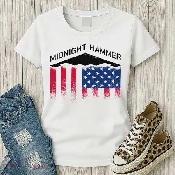 Operation Midnight Hammer American Flag B-2 Women's T-Shirt