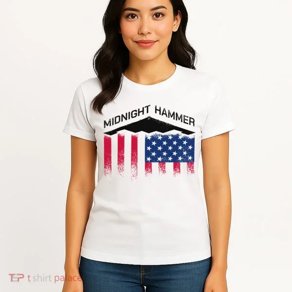 Operation Midnight Hammer American Flag B-2 Women's T-Shirt