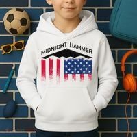 Operation Midnight Hammer American Flag B-2 Kids Hoodie thumb 2