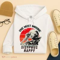 One Must Imagine Sisyphus Happy Cool Sisyphus Meme Hoodie thumb 4