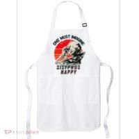 One Must Imagine Sisyphus Happy Cool Sisyphus Meme Apron thumb 0