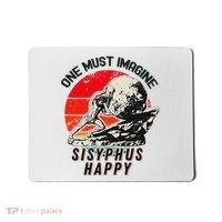 One Must Imagine Sisyphus Happy Cool Sisyphus Meme Mousepad thumb 0