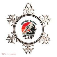 One Must Imagine Sisyphus Happy Cool Sisyphus Meme Ornament thumb 0