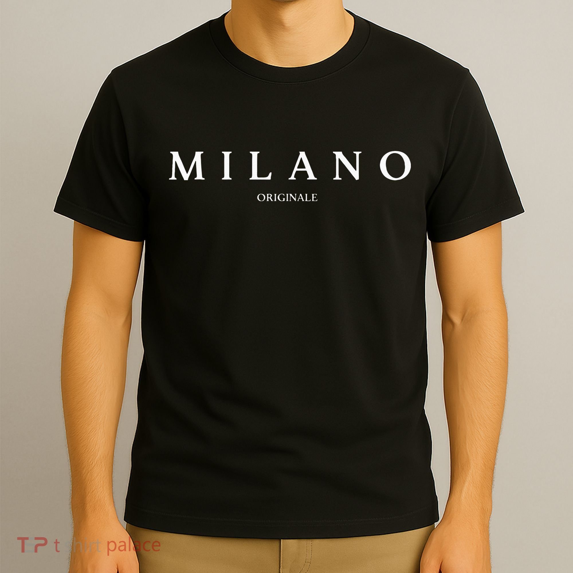 Original Milano Italy Word Gift T-Shirt