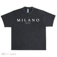 Original Milano Italy Word Gift Urban Oversized Heavyweight T-Shirt thumb 0