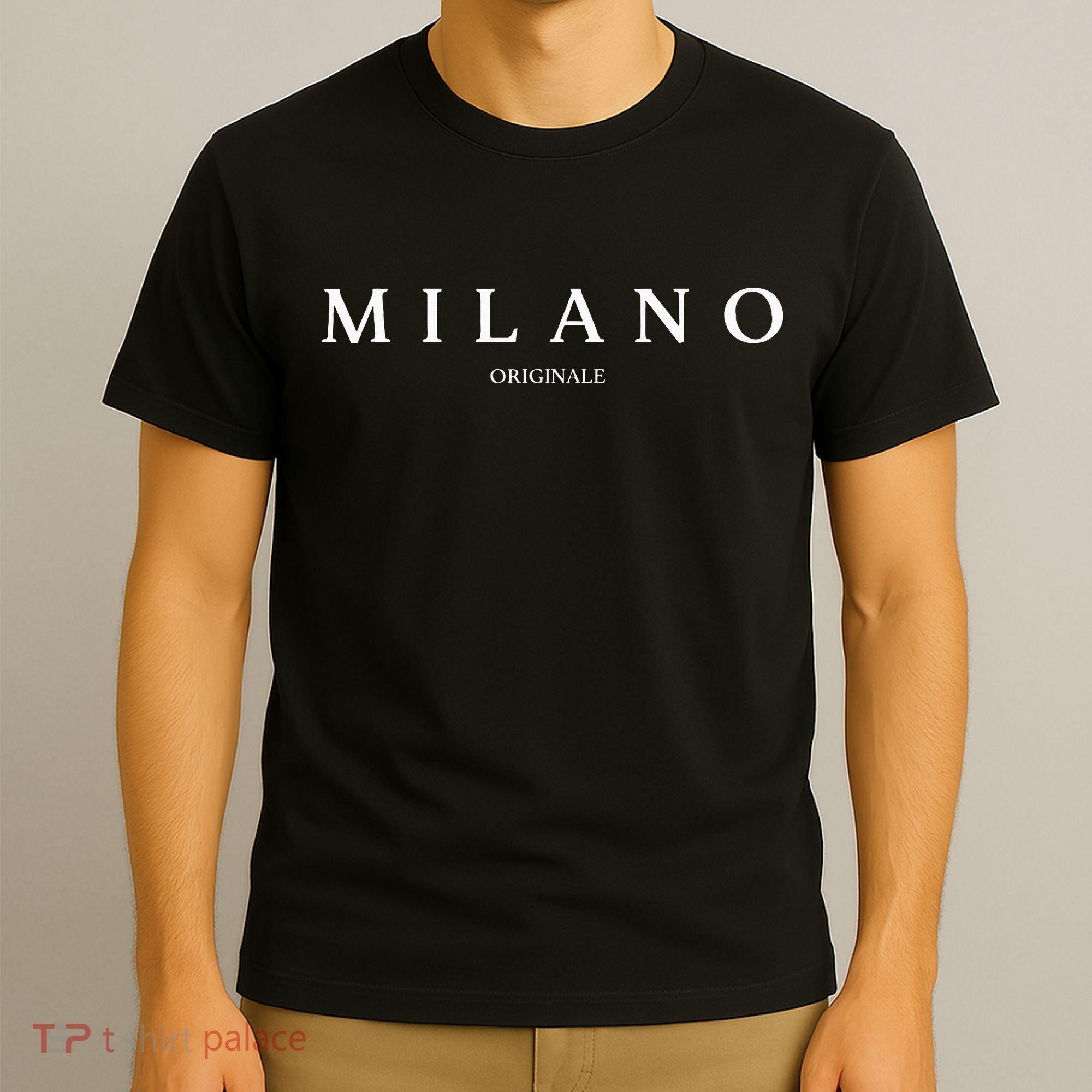 Original Milano Italy Word Gift T-Shirt