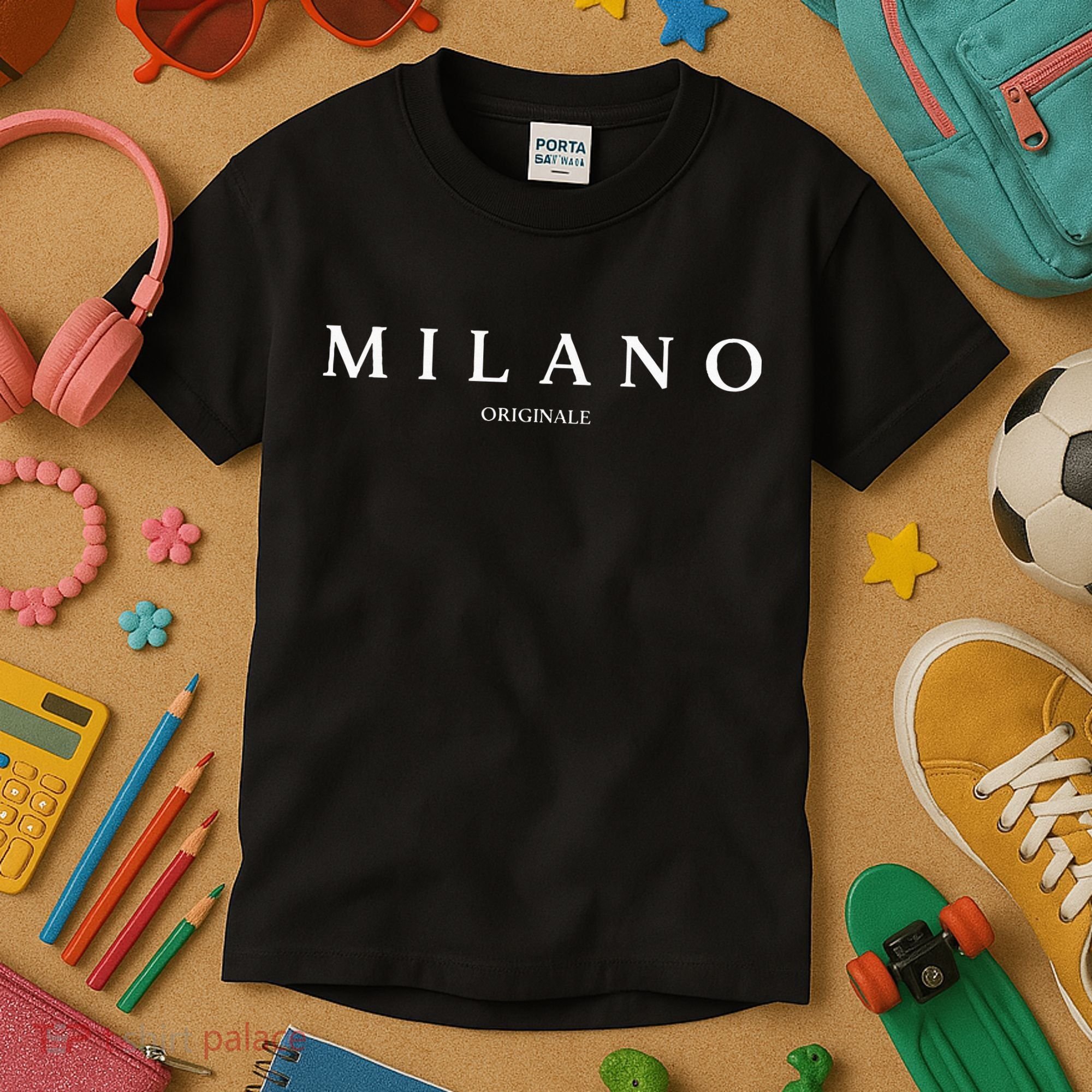 Original Milano Italy Word Gift Kids T-Shirt