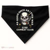 Old Man Jiu Jitsu Combat Club BJJ Martial Arts MMA USA-Made Doggie Bandana thumb 0