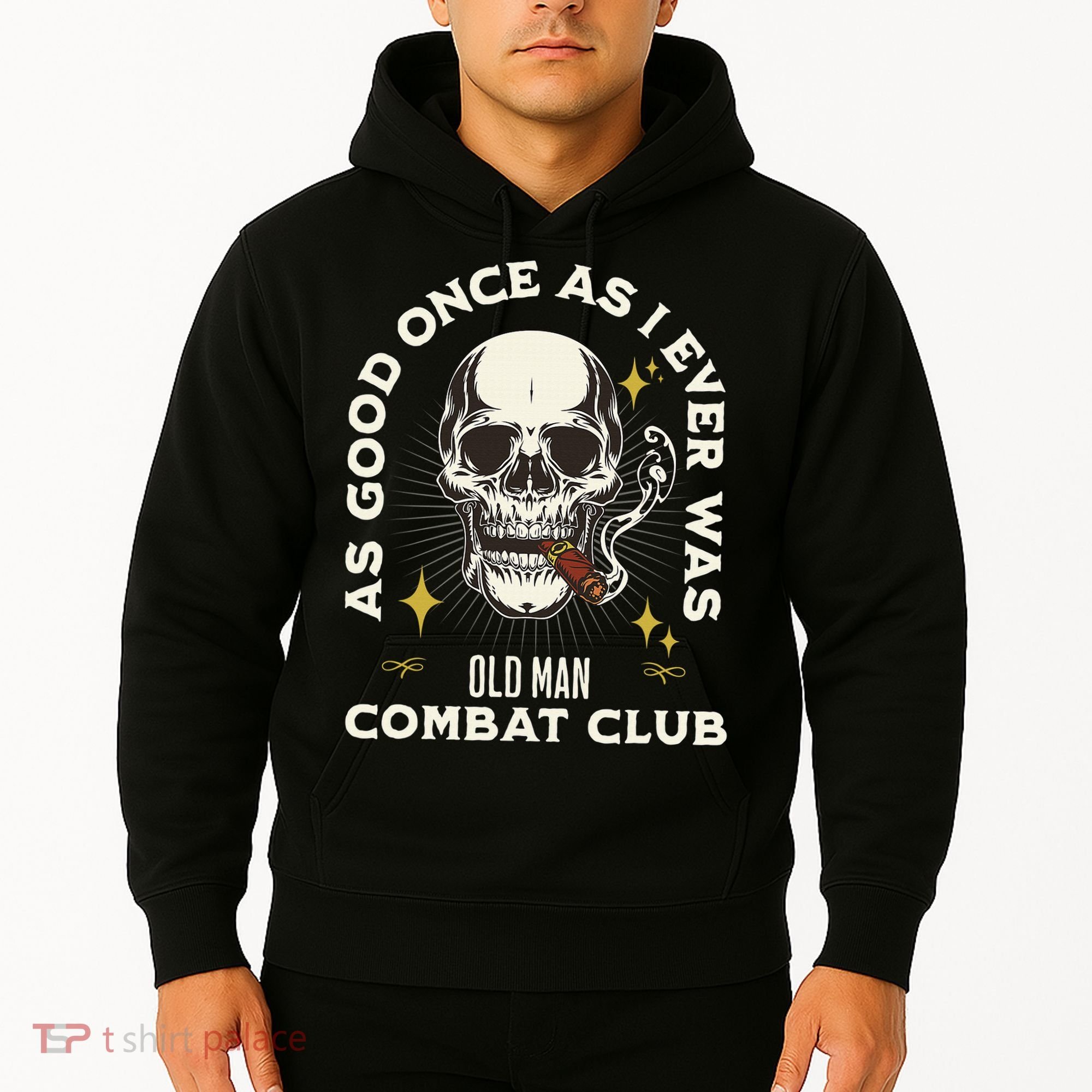 Old Man Jiu Jitsu Combat Club BJJ Martial Arts MMA Hoodie